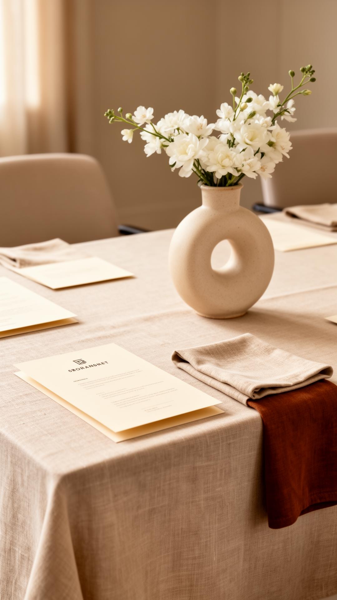 Editorial event tablescape